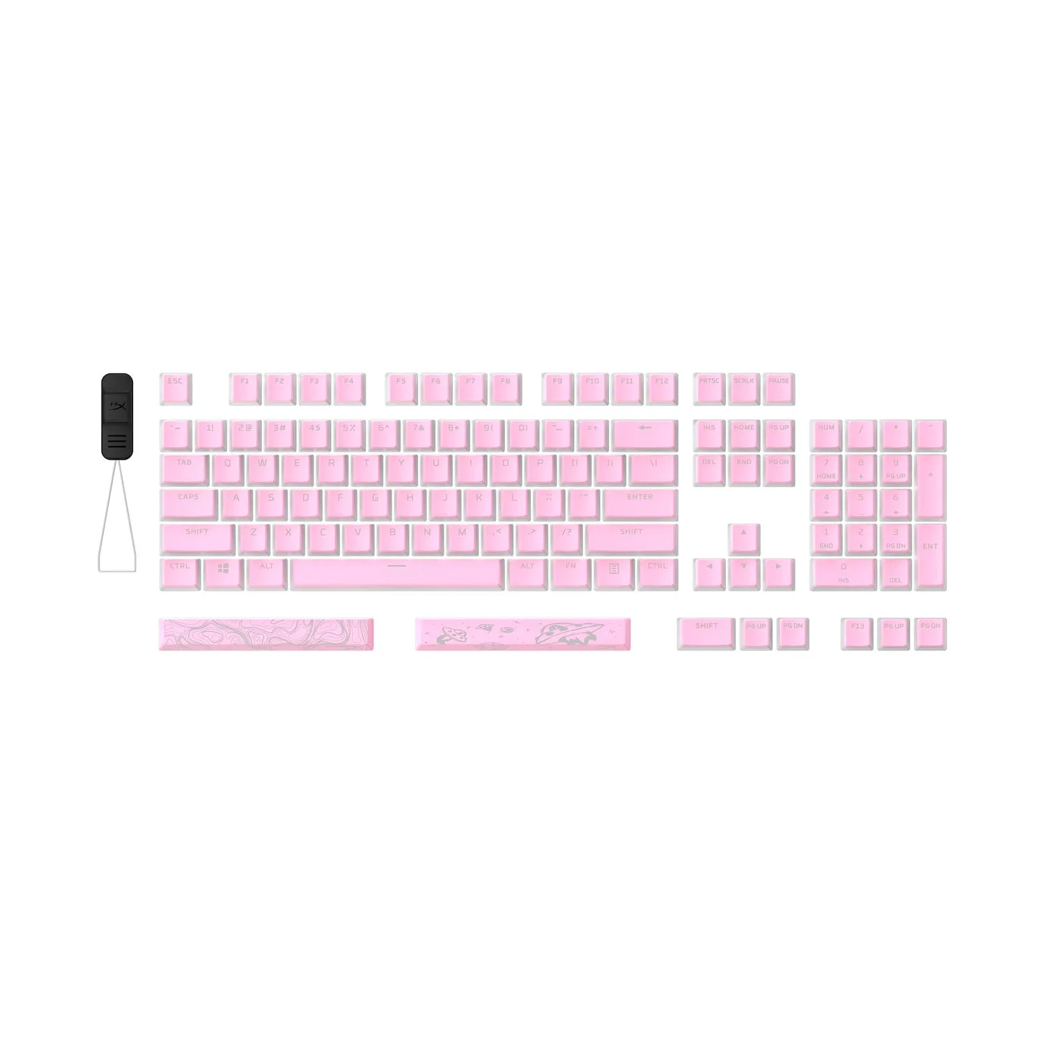 HyperX Pudding Keycaps 2 - Full Key Set - PBT