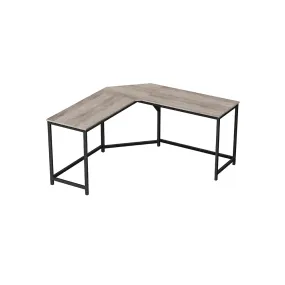 L-Shaped Corner Desk in Gray