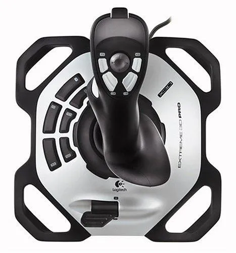 Logitech G USB Gaming Extreme 3D Pro Joystick | 12-Programmable Buttons | Rapid-Fire Trigger - Black (942-000008)