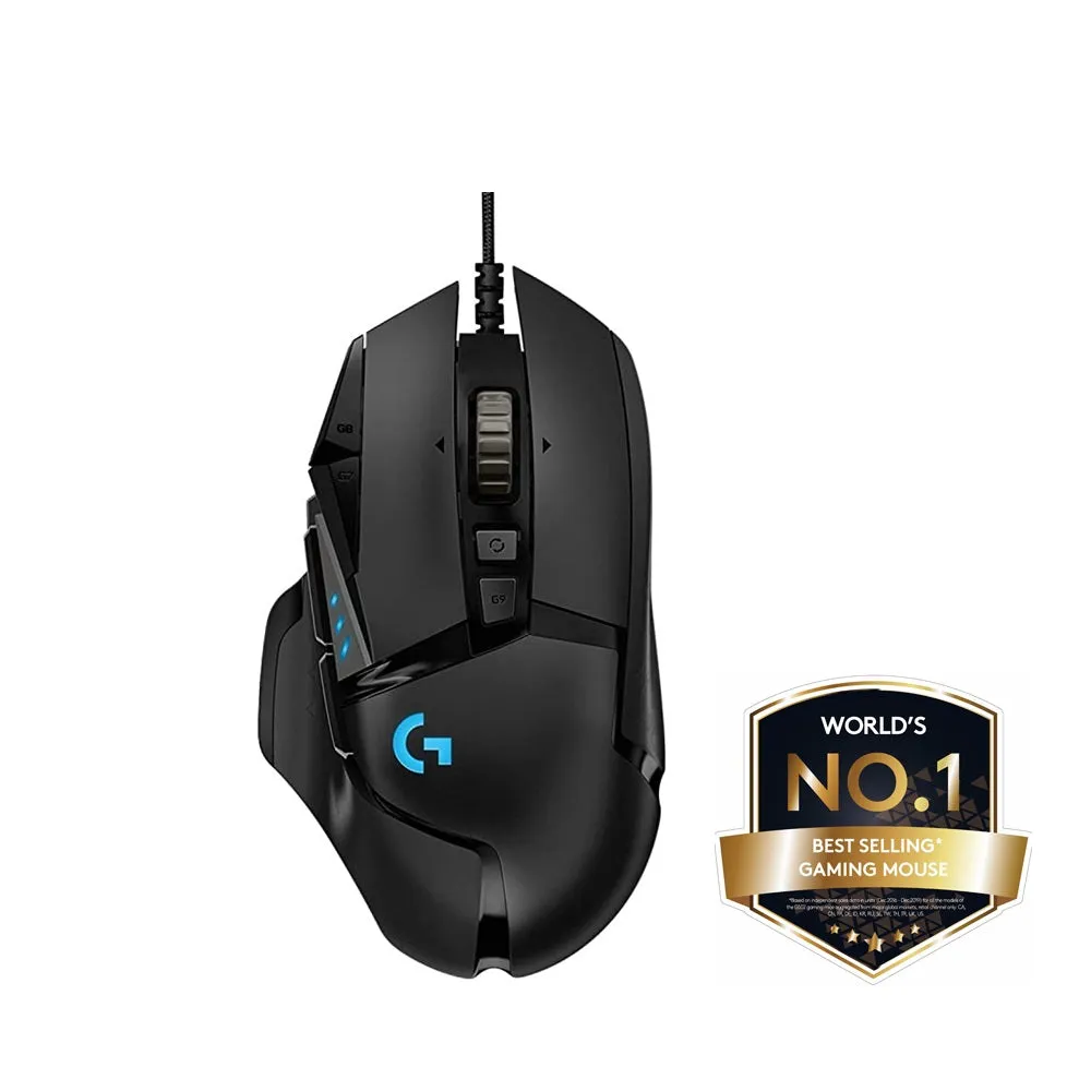 Logitech G502 HERO High Performance Wired Gaming Mouse | HERO 25K Sensor | 25,600 DPI | LightSync RGB