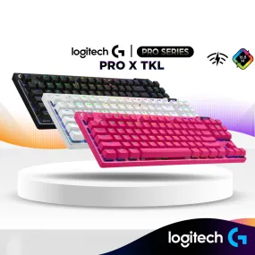 Logitech PRO X TKL LIGHTSPEED Wireless Mechanical Gaming Keyboard | LIGHTSYNC RGB | GX Brown Tactile Switches