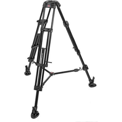 Manfrotto Tripod with fluid video head, Aluminium with Sliding Plate