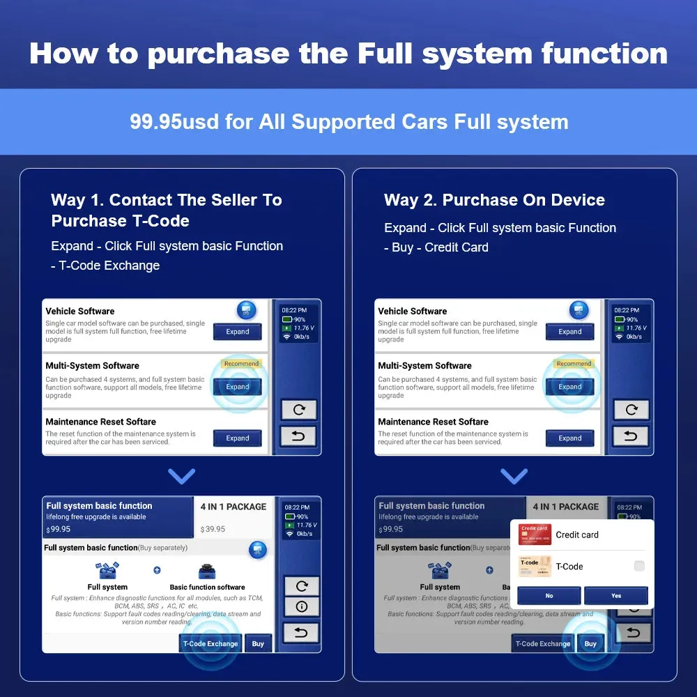 MUCAR CDE900 PRO OBD2 Diagnostic Tool With 4 System Diagnostics ECM TCM ABS SRS Automotive Scanner Car Code Reader OBD 2 Scanner