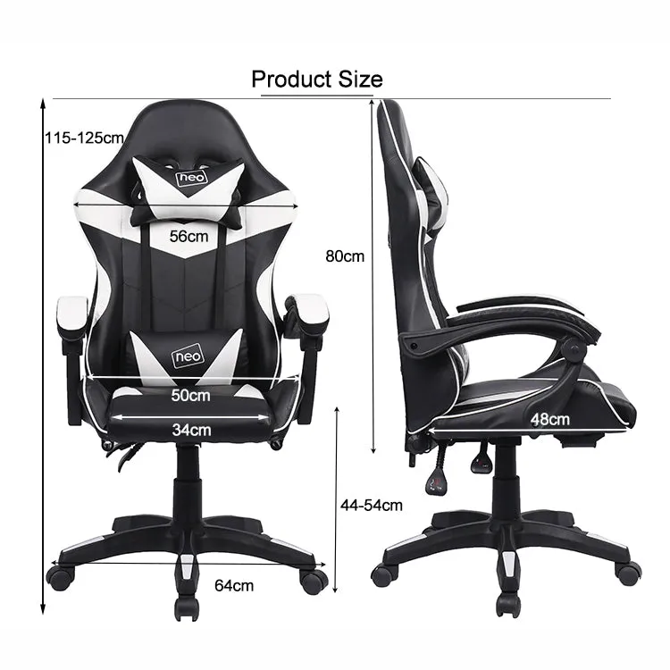 Neo Blue Leather Gaming Chair