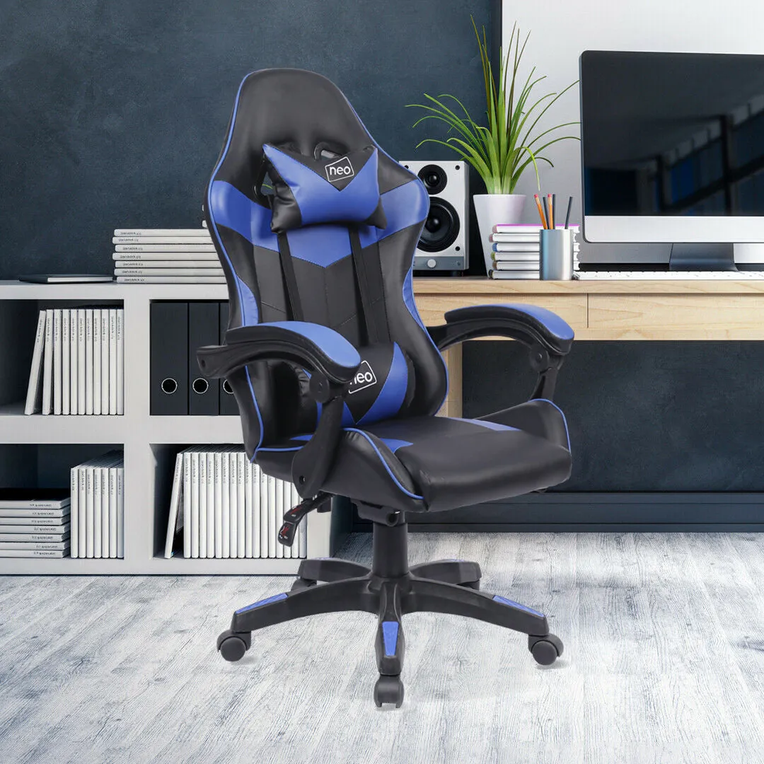 Neo Blue Leather Gaming Chair