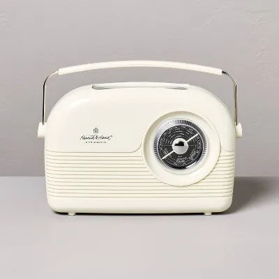 New - Portable AM/FM Bluetooth Radio Cream - Hearth & Hand with Magnolia