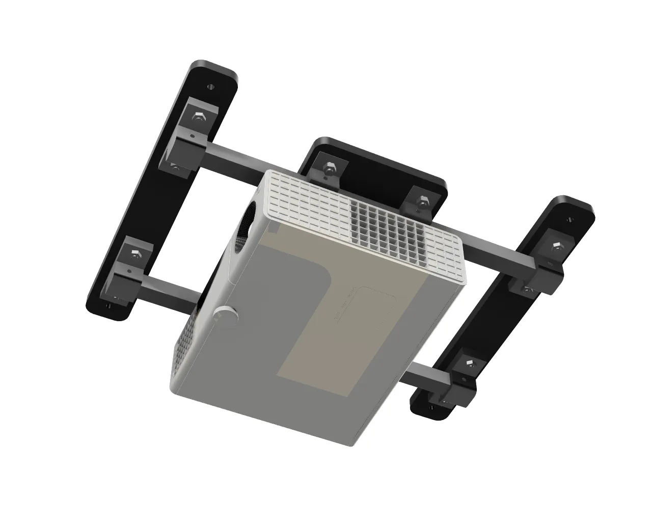 SkyRail Sliding Ceiling Projector Mount for Golf Simulators