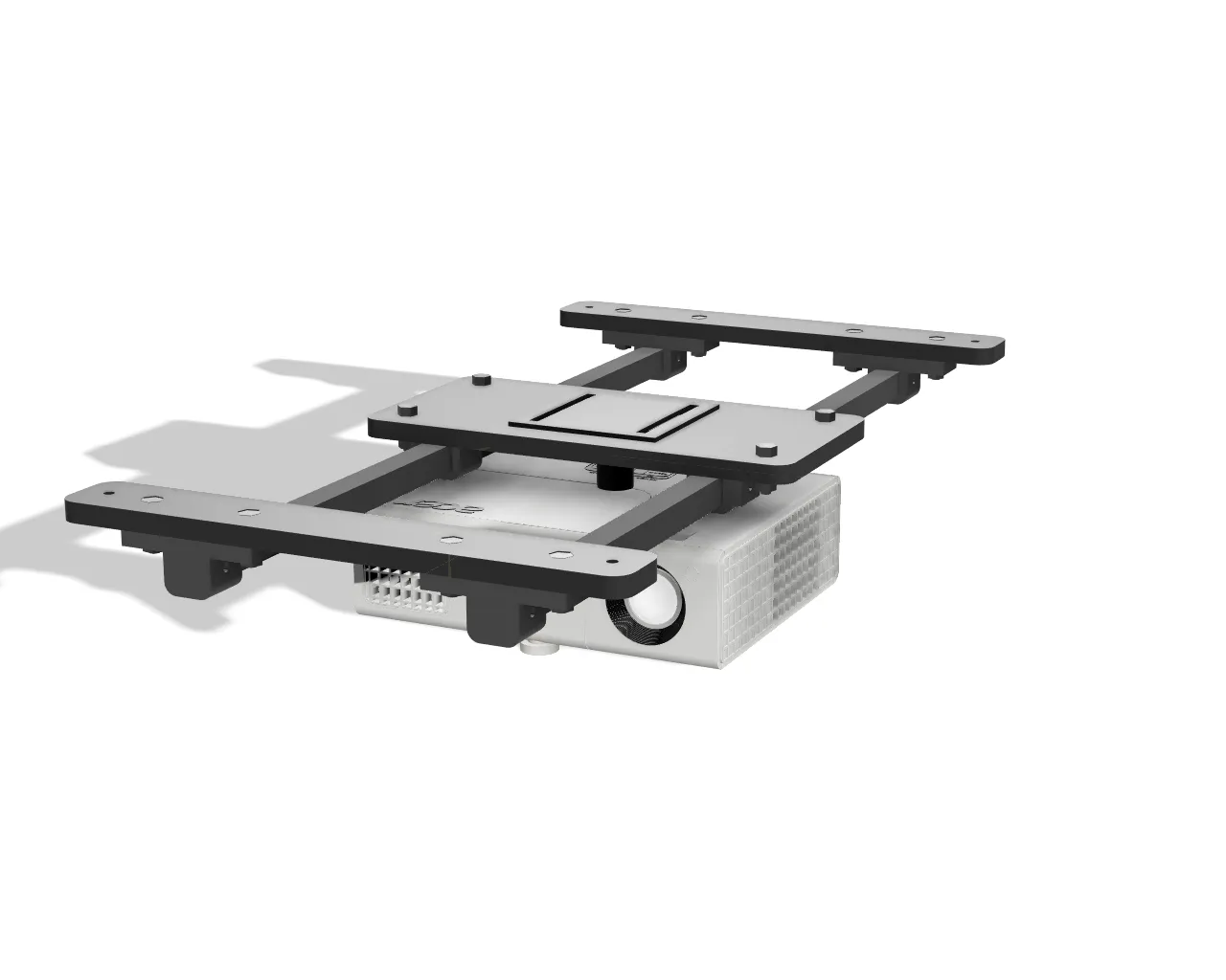 SkyRail Sliding Ceiling Projector Mount for Golf Simulators