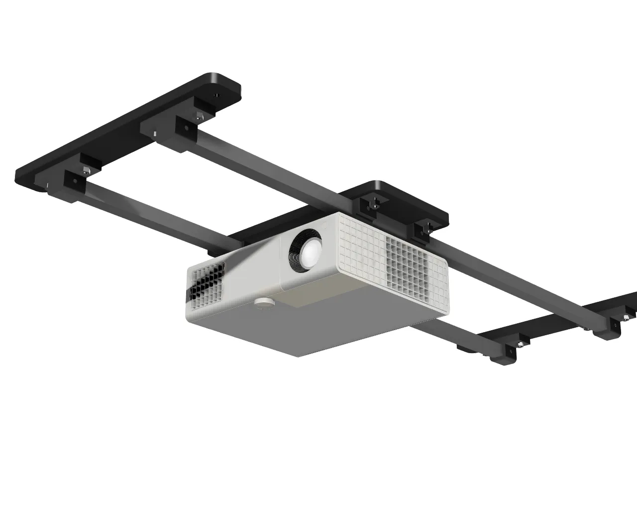 SkyRail Sliding Ceiling Projector Mount for Golf Simulators