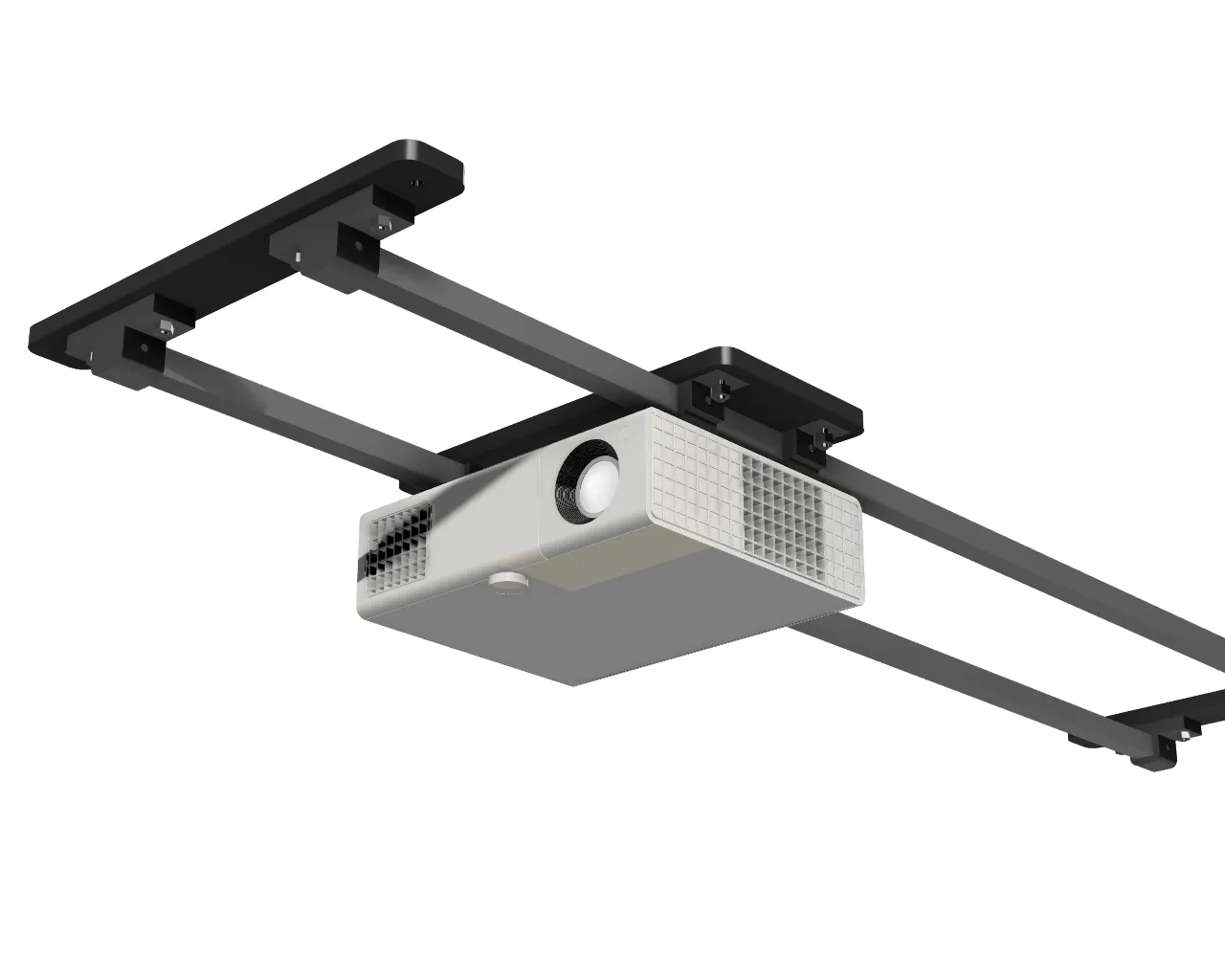 SkyRail Sliding Ceiling Projector Mount for Golf Simulators