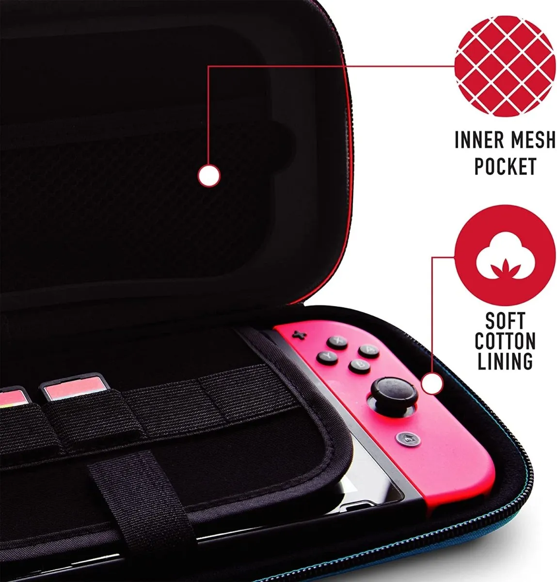 Stealth Premium Travel Accessory Kit for Nintendo Switch & Switch Lite - Black