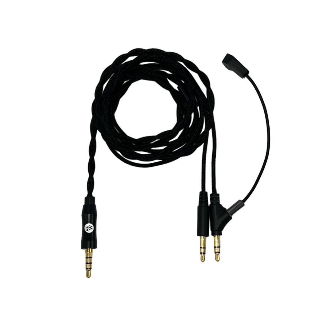 Strauss & Wagner Spiez 3.5mm to 3.5mm Headphone Cable with Detachable Boom Microphone