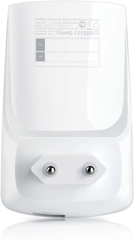 TP-LINK (TL-WA850RE) 300Mbps Wall-Plug Wifi Range Extender, 1 LAN, AP Mode