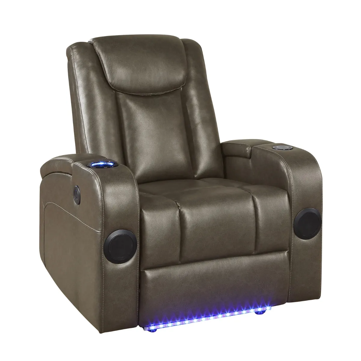 Turbo II Power Recliner with Wireless Charging, USB Port, Cooling Cupholder, and LED Lighting