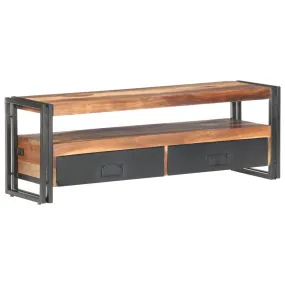 TV Cabinet 120x30x40 cm Solid Wood with Sheesham Finish