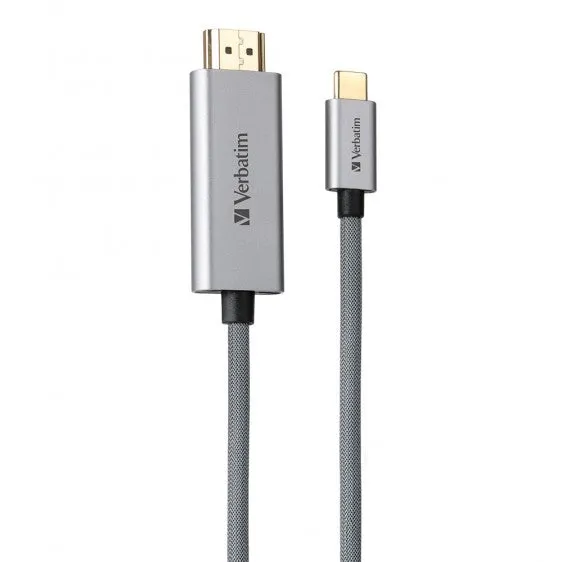 Verbatim Type C to HDMI 4K Cable (Gray)