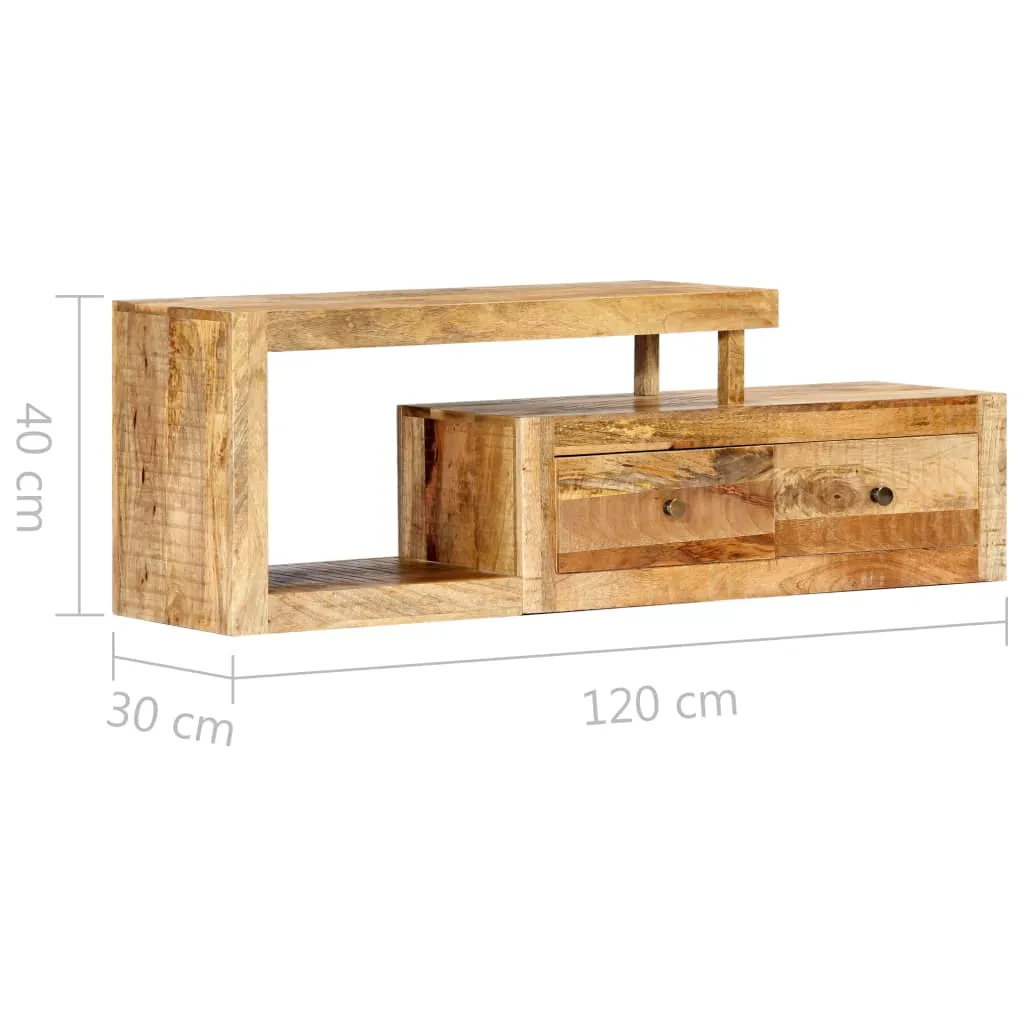 vidaXL TV Cabinet 120x30x40 cm Solid Mango Wood