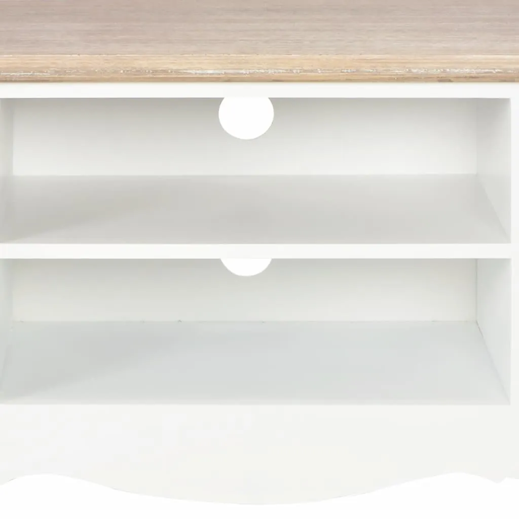 vidaXL TV Cabinet White 120x30x40 cm Wood