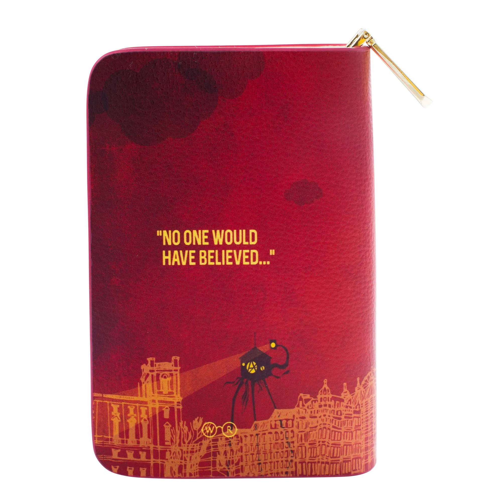 War of The Worlds Book Zip Around Purse