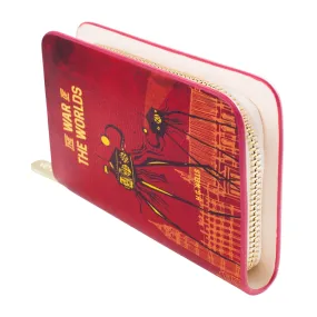 War of The Worlds Book Zip Around Purse