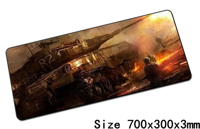 World of tanks mouse pad 700x300x3mm pad mouse notbook computer padmouse hot gaming mousepad gamer to keyboard mouse mats