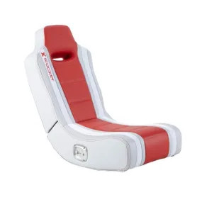 X ROCKER - HYDRA 2.0 FLOOR ROCKER GAMING STOEL - ROOD EN WIT